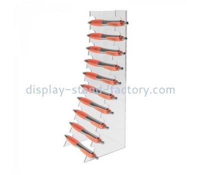 OEM supplier customized plexiglass pen display rack lucite pen display stand NOD-060