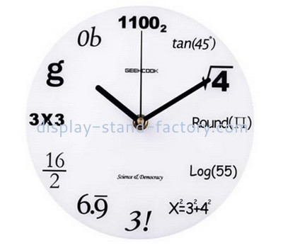 OEM supplier customized plexiglass wall clock panel perspex clock panel NOD-052