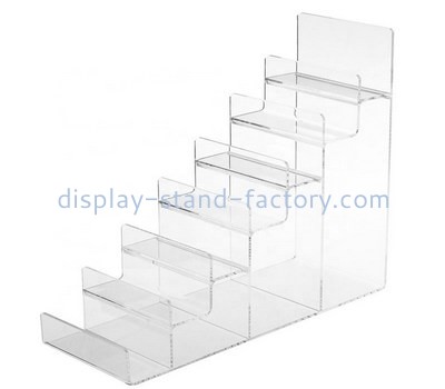 OEM supplier customized 7 layers acrylic wallet jewelry display riser NOD-034