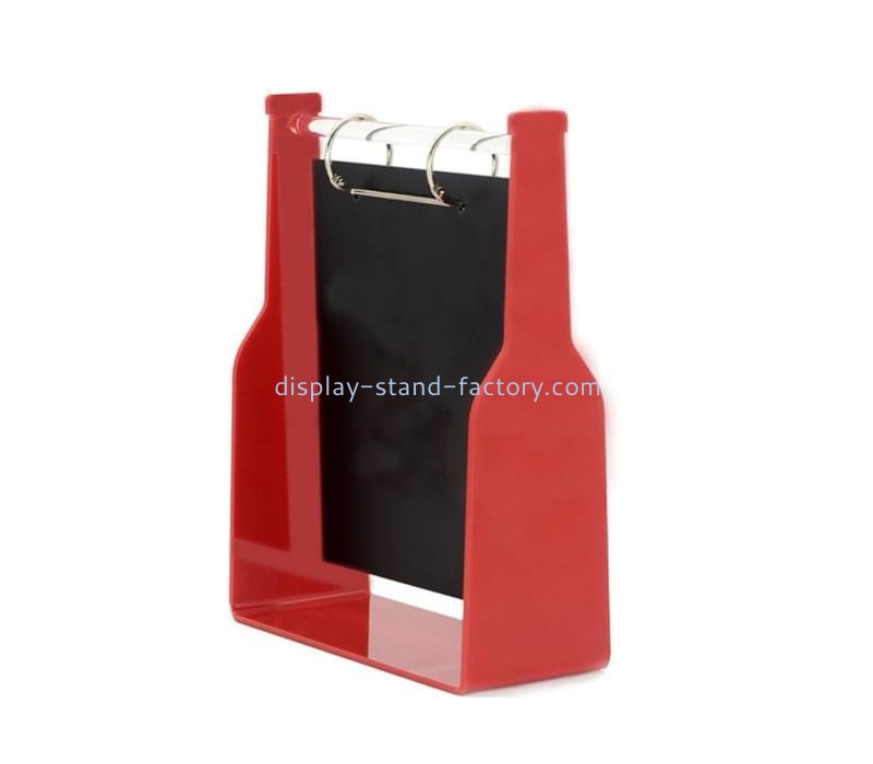 OEM supplier customized desk top acrylic calendar holder plexiglass calendar stand NBD-758