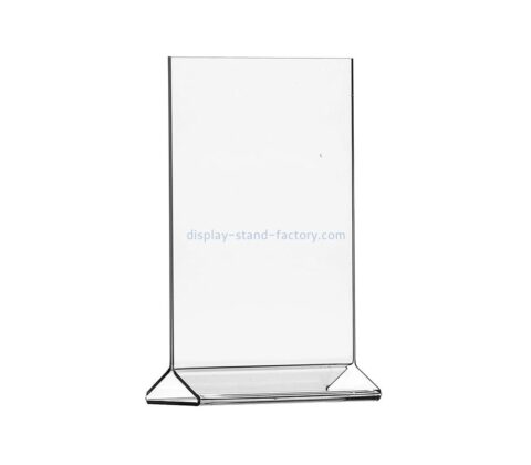 OEM supplier customized plexiglass sign holder acrylic sign stand NBD-757