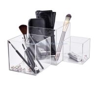 OEM supplier customized acrylic organizer box lucite storage box NAB-1425