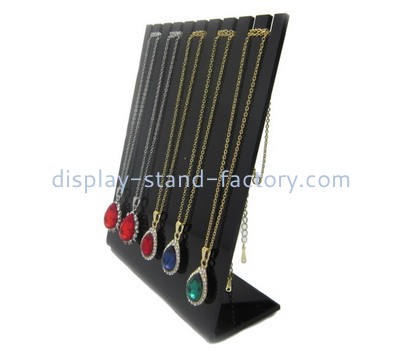 OEM supplier customized acrylic necklace display plexiglass multiple necklace display stand NJD-247