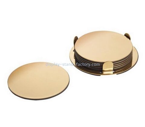 OEM supplier customized acrylic drink coaster with holder NFD-359