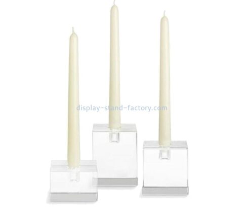 OEM supplier customized acrylic candle holder block NBL-200