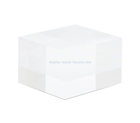 OEM supplier customized acrylic display cube perspex block NBL-197