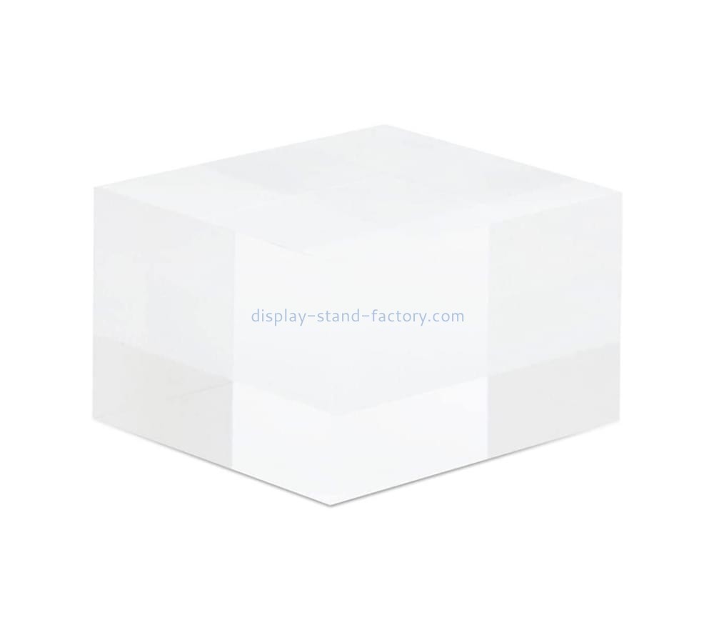 OEM supplier customized acrylic display cube perspex block NBL-197