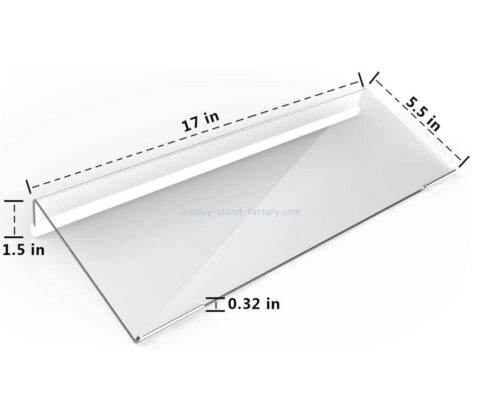 OEM custom acrylic tilted keyboard holder for easy ergonomic typing NDS-053