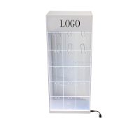 OEM custom white display cabinet with lights NDD-074