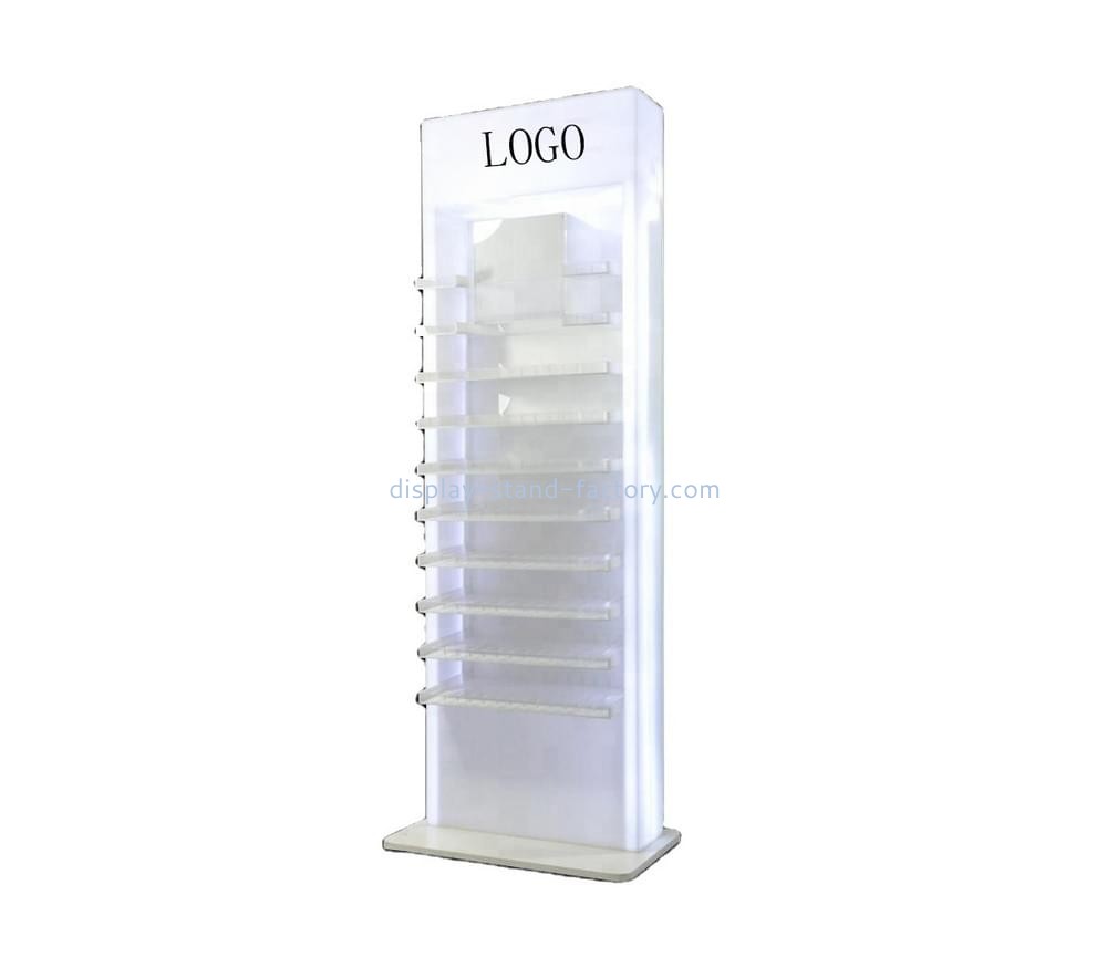 OEM custom tall lighted display cabinet NDD-065