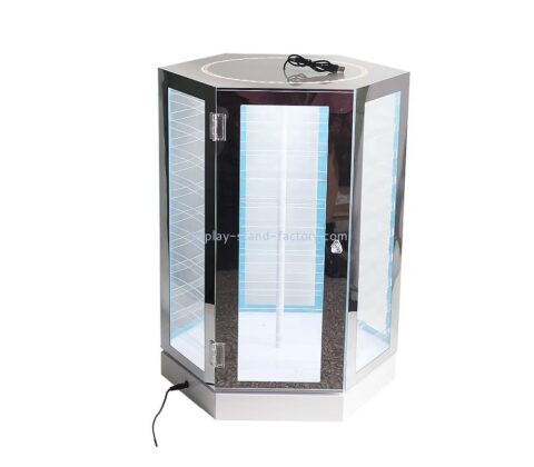 Plexiglass manufacturer customized acrylic display cabinet lighted NDD-057