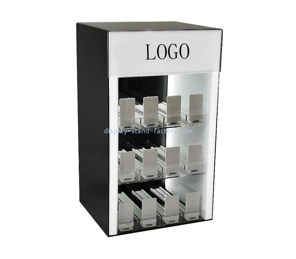 Acrylic supplier customized small lighted curio cabinet NDD-016