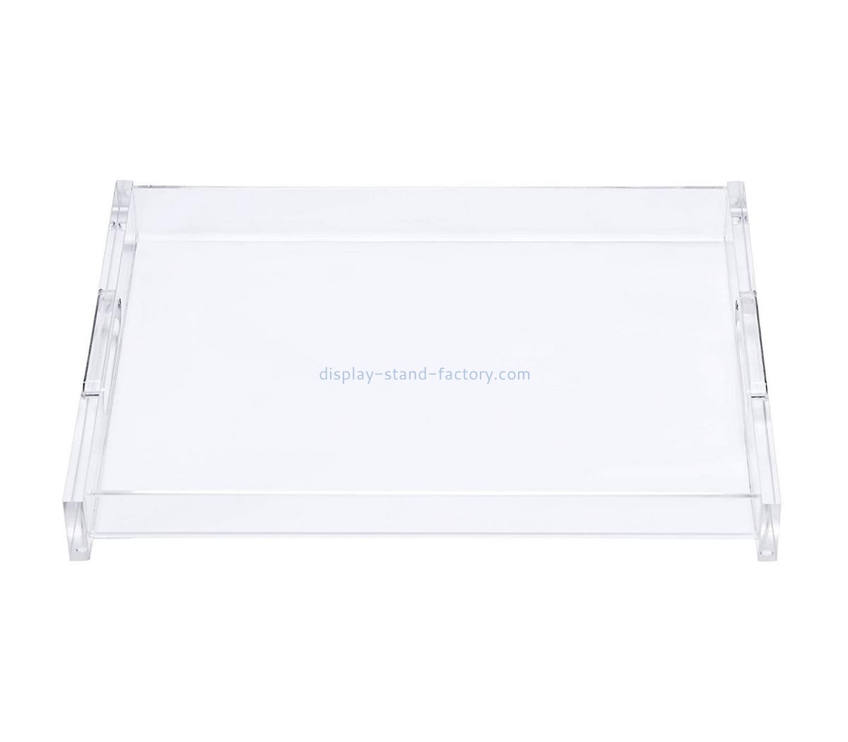 Custom clear acrylic breakfast serving tray STD-383