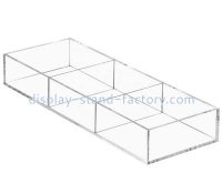 Acrylic manufacturer customize tabletop plexiglass organizer tray STD-327