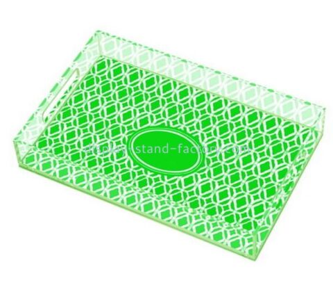 Plexiglass supplier customize acrylic decorative serving tray STD-323