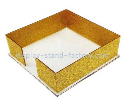 Acrylic supplier customize perspex napkin tissue box holder STD-282