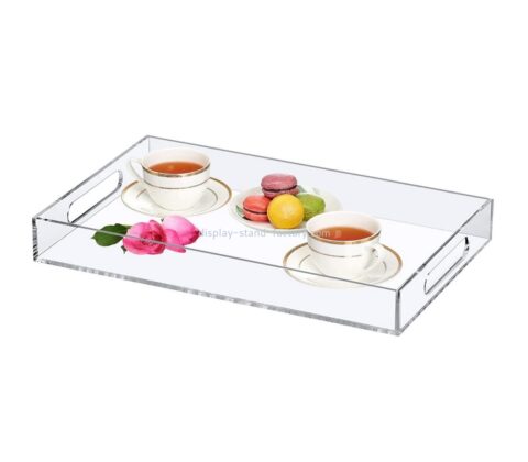 Plexiglass supplier customize acrylic coffee serving tray STD-268