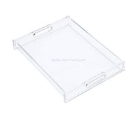 Lucite supplier customize acrylic breakfast serving tray STD-260