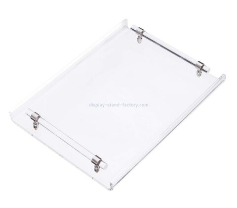 Plexiglass manufacturer customize acrylic breakfast serving tray STD-258