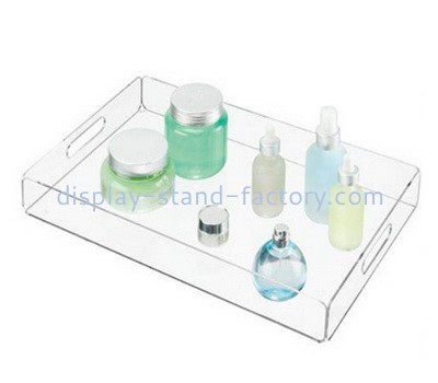 Perspex supplier customize acrylic table top skincare organiser tray STD-246