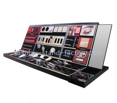 Plexiglass manufacturer customize acrylic countertop cosmetic display riser NMD-761