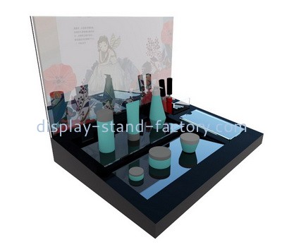 Acrylic supplier customize perspex retail skincare display riser NMD-751