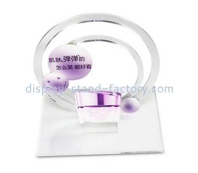 Acrylic supplier customize perspex skincare display stand plexiglass makeup display riser NMD-724