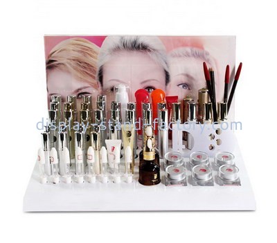 Acrylic manufacturer customize plexiglass cosmetics display stands NMD-665