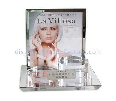 Plexiglass manufacturer customize perspex skincare display stands NMD-664