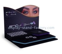 Acrylic factory customize cosmetic store display stands NMD-641