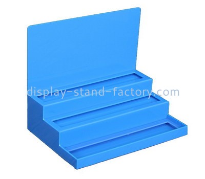 Custom acrylic make up display risers plexiglass cosmetic display stands NMD-620