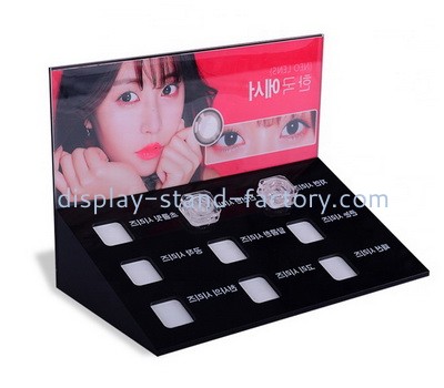 Custom plexiglass contact lens display risers acrylic contact lens display holders NMD-616