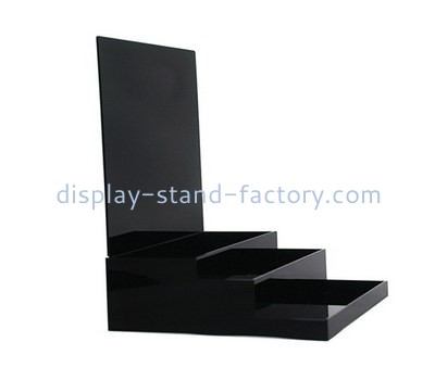 Customize acrylic make up display risers plexiglass skin care display stands NMD-615