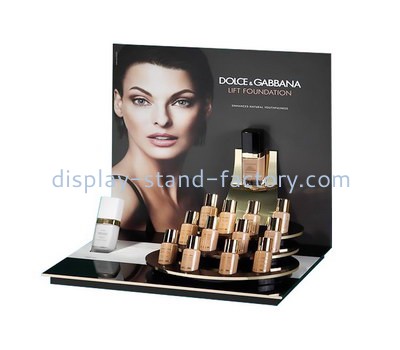 Custom plexiglass perfume display riser plexiglass skincare display stands NMD-603