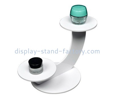 Custom plexiglass skincare display rack perspex cosmetic display shelf NMD-588