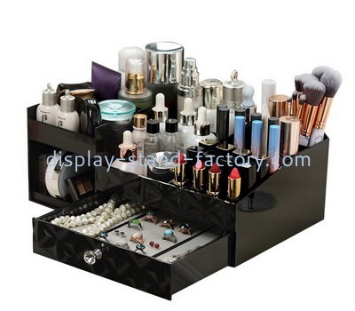 Custom acrylic makeup organizer plexiglass cosmetic holders NMD-579