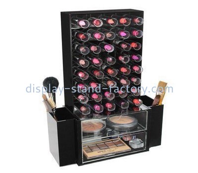 Custom counter top acrylic cosmetic display stand plexiglass make up display holders NMD-575