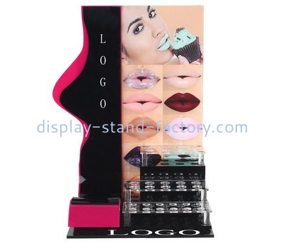 Custom acrylic lipstick riser plexiglass display stand NMD-574