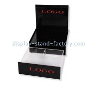 Customize retail acrylic skincare display stands plexiglass makeup display risers NMD-560