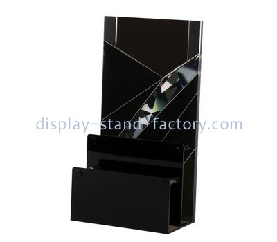 Customize table top plexiglass brochure holder acrylic menu holder perspex leaflet holder NBD-742