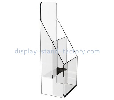 Custom table top acrylic literaturer holder plexiglass brochure holder perspex leaflet holder NBD-733