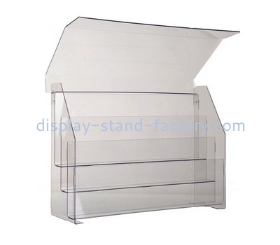 Custom clear acrylic lucite brochure holder NBD-713