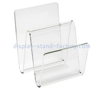 Custom W shape lucite magazine rack NBD-708