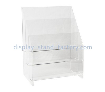 Custom 3 tiers acrylic counter standing greeting cards holders NBD-696