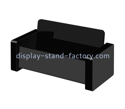 Custom black acrylic business name card holder NBD-679