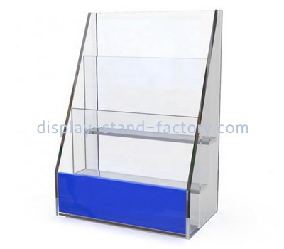 Custom 3 tiers vertical acrylic literature holder NBD-641