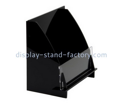 Custom black acrylic brochure holder NBD-639