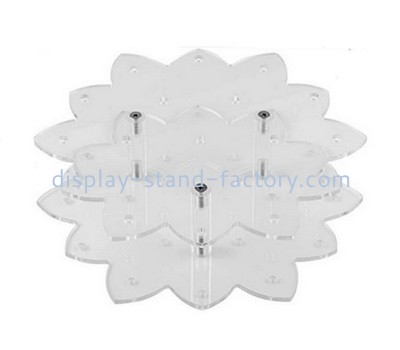 Custom flower shape acrylic lollipops display stands NFD-352