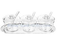 Custom acrylic sauce jars holder NFD-348