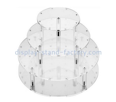 Custom 4 tiers round acrylic lollipop display stands NFD-337